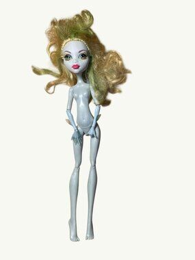 Monster High Lagoona Blue Doll Blonde Hair Nude 2008 Mattel Articulated